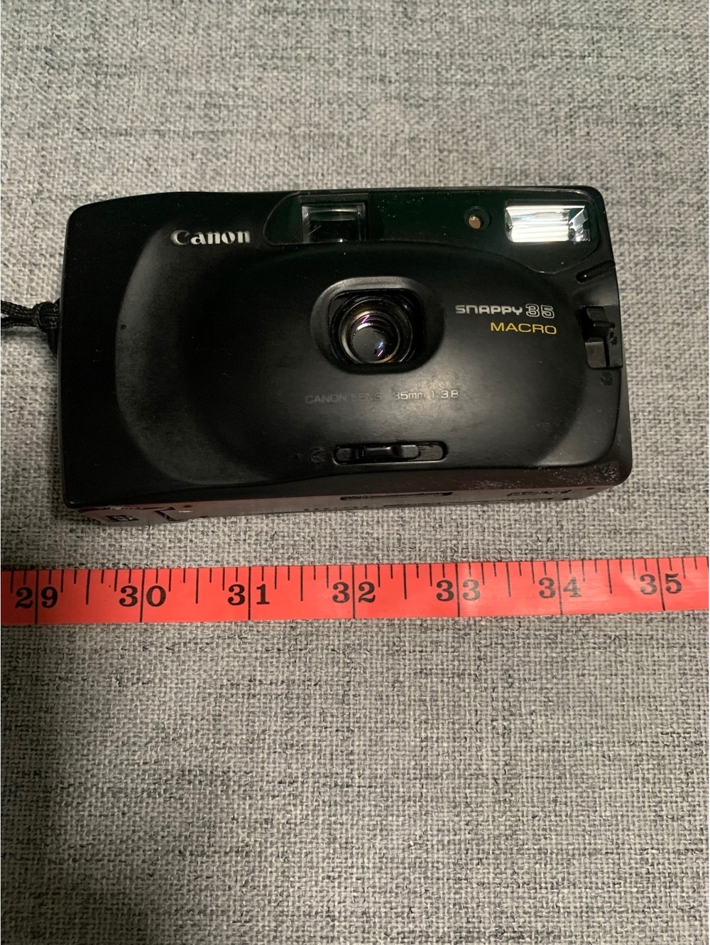 Canon Sure Shot 60 Zoom 35mm film camera with case
